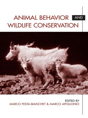 cover image of Animal Behavior and Wildlife Conservation